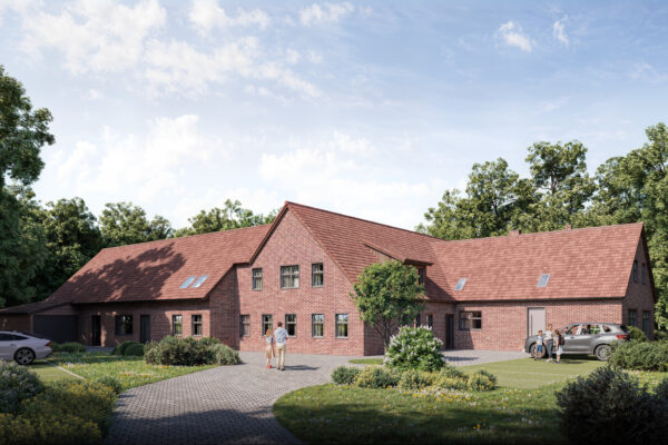 Mehrfamilienhaus in Rheine - 3D-Visualisierung von Formgrafik